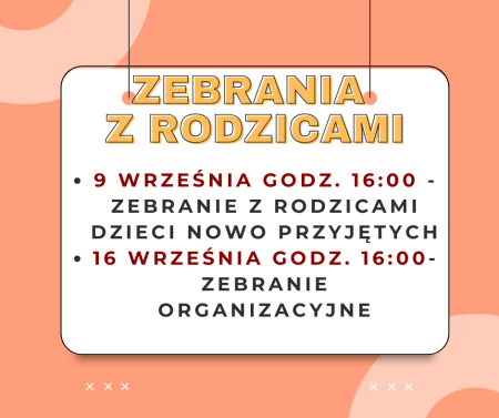 ZEBRANIA Z RODZICAMI