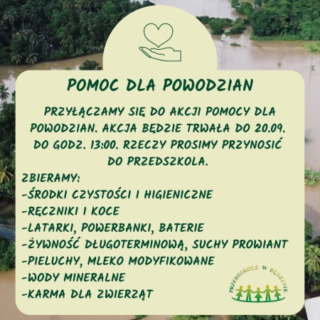 POMOC DLA POWODZIAN